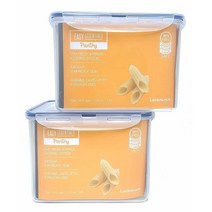 (Pack of 2) LOCK & Airtight Rectangular Tall Food Storage Container 131.87-oz / 16.48-cup 389137