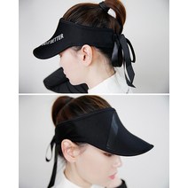 배드바니 사선포인트 썬캡, 화이트