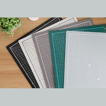 반투명 재단 스크래치방지 커팅매트 A4 책상깔개 모던, 반투명PP슬림