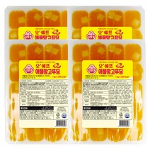 오뚜기 애플망고푸딩 1kg 대용량 급식용 어린이집간식 디저트 식자재, 4개