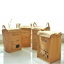 용 분리수거함 부직포 쓰레기 의류수거함 분류함 수납 0-8324ea, 메탈