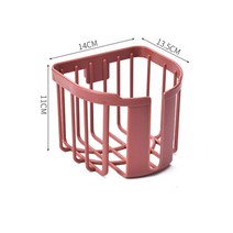 펀치없는 화장지 선반 욕실 주방 조직 상자 벽 마운트 스티커 종이 상자 화장지 홀더 롤 종이, 03