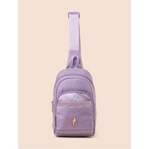 BEANPOLE KIDS 체크 슬링백 라이트 퍼플 BI31D2G21V, BEANPOLE KIDS 연보라색, F