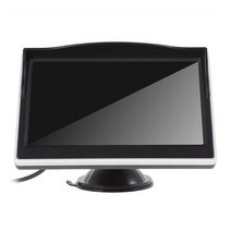 차량용모니터 5인치 5.0 인치 HD LCD TFT 자동차 모니터 화면 리버스 리어 뷰 카메라 비디오 시스템, 01 Monitor