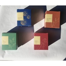 티백 선물세트(4종 20개입 쇼핑백 포함) - 청태전 쑥꽃차 둥굴레 작두콩 티백