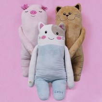 PGM1*^몰심쿵 캐릭터 바디필로우 전신베개 귀여운 편안한 폭신한 쿠션 고급 예쁜 인테리어 선물용 동물^*1췤pgm, *^^옵션*^프리티(핑크)