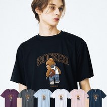 [락커베어] 쿨론티 VERDI BEAR 남자 여자 반팔 티셔츠 7color