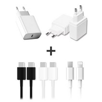 퀄컴 3.0 PD 고속 충전기 18W 25W 36W 케이블 선 패키지 노트20 아이폰12, 아이폰 전용 케이블, 18W PD 충전기 + CTO8핀 케이블 2M