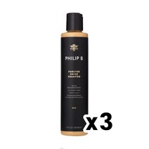 필립비 포에버 샤인 우드 샴푸 220ml 3개(탄력 윤기 모발)