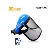 예초작업 안면 보호구 안전망 보안면 철망 헬멧 모자, 보호면만