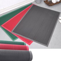 비올때 식당 출입구 물빠지는 우천 바닥깔판 현관매트 업소용매트, 그린, 1개