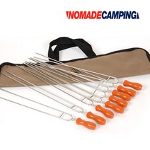 캠핑용 바베큐그릴 숯불구이 꼬치 8p 세트