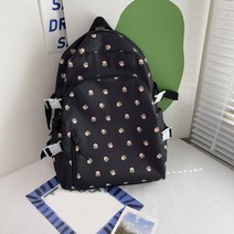 패션 꽃 여성 캐주얼 나일론 프레피 스타일 학생 책가방 십대 대용량 학교 책 가방