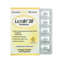CGN 캘리포니아 골드 락토비프 LactoBif 300억 유산균 x 베지캡슐 60개입