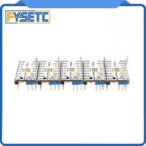 3d 프린터 부품 재료 스테핑 모터 드라이버 TMC2209 v4.0 스텝 스틱 음소거 5 개 256 Microsteps 전류 2.8A 피크 VS TMC2208 호환, 단일옵션