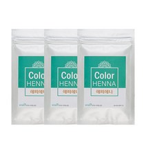 해피헤나 다크브라운(Dark Brown) 흑갈색 100g 3개세트 컬러염색 헤나염색 헤나가루