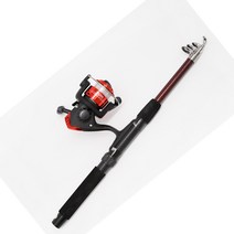 모조리 잡아들이는 초보 입문 바다 릴낚시세트 원투낚시대, 레드