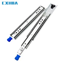 고하중레일 튼튼한레일 슬라이딩도어레일 도어레일 부속 잠금 가이드 레일 볼 베어링 텔레스코픽 헤비 듀티 서랍 슬라이드 너비 개 쌍, 49.58inch1450mm  With lock typ