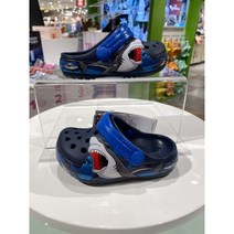 [크록스] 불빛 나는 LED 펀랩 샤크 라이츠 클로그 상어 키즈 (207070-410)