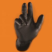 니트릴장갑 정비용 작업용 세차용 니트릴 고무 장갑 블랙 M