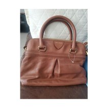 마크제이콥스 Marc Jacobs Made in Italy 카멜 브라운 가죽 토트 핸드백 여성