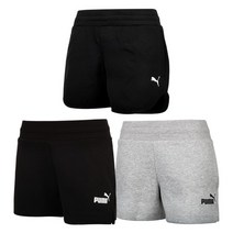 푸마 여성 반바지 ESS 스웨트 쇼츠 4인치 3종택1