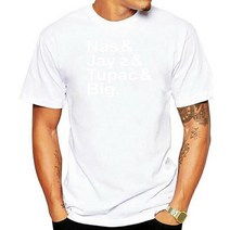 NAS 구축 nas최고의 래퍼 티셔츠 TUPAC 빅 나스 JAY Z 힙합 이름 랩 EPMD 공개 부족, 07 Men white_08 XXXL