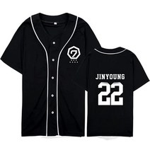 DHSPKN GOT7 야구 저지 플라이 인 서울 티셔츠 JB 잭슨 밤밤 마크 유희섬 티