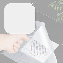 하수구 냄새차단 실리콘 매트 / 욕실 화장실 싱크대 세탁실 베란다 해충 악취차단 덮개 뚜껑 배수구 트랩, 냄새차단매트(반투명)(CP36) 1개