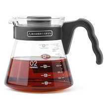하리오 커피서버 700ml VCS-02B, 혼합 색상, 10개