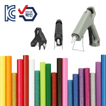 컬러 글루건심 핫멜트 글루건 스틱, 01. 펄(반짝이) 7mm, 펄 골드