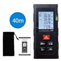 레이저줄자 거리측정기 레이저 수평자 40 60 100 줄자 거리 측정기 거리 측정기, 레이저 테이프-40m