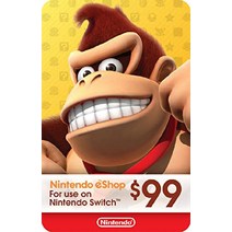 닌텐도 eShop 70달러 기프트 카드 디지털 코드 바로 이메일 발송, 99