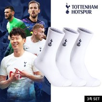 [쇼핑엔티] 토트넘 스탠다드 자수로고 중목양말 3P_WH, 3족세트_WH:L(250-280)