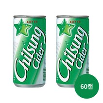 칠성 사이다 210ml x 30캔 2박스 (60캔) SJ, 상세페이지 참조