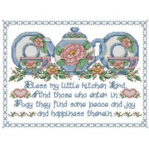 프랑스 자수 북유럽 2866 홈 펀 크로스 스티치 키트 패키지 인사말 바느질 카운트 키트 새로운 스타일 조이 일요일 자수 바늘 마인더 DIY, 01 11ct-white-dixian, 01 ZZ2866