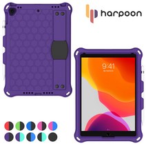 아이패드 미니5 7.9 키드 스트랩 에바폼 케이스, 블루-블랙