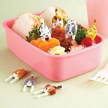 토루네픽-물구나무강아지와고양이(7P) / 도시락만들기 예쁜도시락꾸미기 소품 / 피크닉 소풍 나들이 운동회 / 과일꽂이 / 과일포크 / 과일픽 / 바로배송 [땡큐맘]