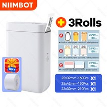 Niimbot D101 D11 D110 플러스 미니 열 라벨 스티커 프린터 휴대 전화 기계에 대 한 Inkless 휴대용 포켓 레이블 메이커, D101 Add 3 Color B