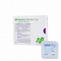 메피렉스 메필렉스 보더 라이트 습윤 욕창 방수 밴드 mepilex border lite 7.5 x 7.5cm (알콜스왑제공), 1개