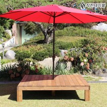 착한테이블 전문목수 조립식 평상제작 야외평상 베란다평상 평상마루, 2000X2020X400 도토리색