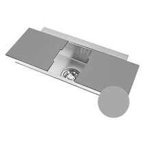 고니 MODI850 사각싱크볼 인셋볼 교체 씽크볼 화이트 그레이 HPL커버 포함, 기본배수구