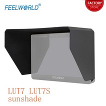 저무리 FEELWORLD LUT7 LUT7S 양산 휴대용 경량 유연한 설치 7 인치 4K HDMI 입력 카메라 DSLR 필드 모니터
