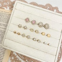 여성 페미닌 이어링 6+3 총9pcs세트 여자 패션 데일리 귀걸이 328