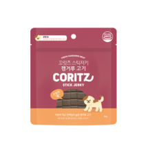 꼬릿츠 스틱져키 캥거루고기 + 댕냥이물티슈 강아지져키 인기간식, 꼬릿츠 스틱져키 캥거루고기 6개