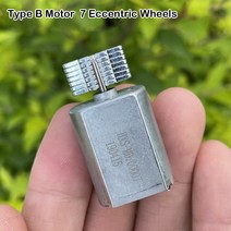 진동모터 전기모터 서보모터DC 미니 진동기 130 마이크로 모터 초강력 플랫 아이언 백 커버 DC3V-6V 마사지, 02 Type A  motor