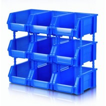 내쇼날플라스틱 공구상자 도구 정리 상자 빈 수납 선반 180x125x80mm 차고 보관 작업장 두꺼운 조합 구, 03 9pcs_01 180x125x80mm