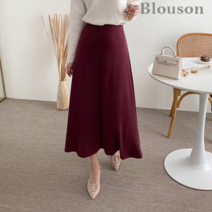블루종 블루종 A라인 밴딩 롱 스커트_B2109SK108C