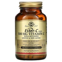 솔가 이스터C플러스 비타민C 500mg 식물성(베지) 100정