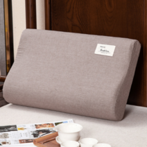 니즈니드 굴곡형 라텍스 메모리폼 베개 커버